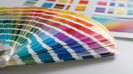 Modern Creative Design Studio Interior with Teamwork and Technology Concept