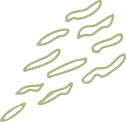 Organic shape decoration