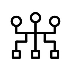 Network diagram connection system structure hierarchy flowchart organization chart scheme design