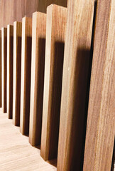 Row of Vertical Wooden Planks Texture