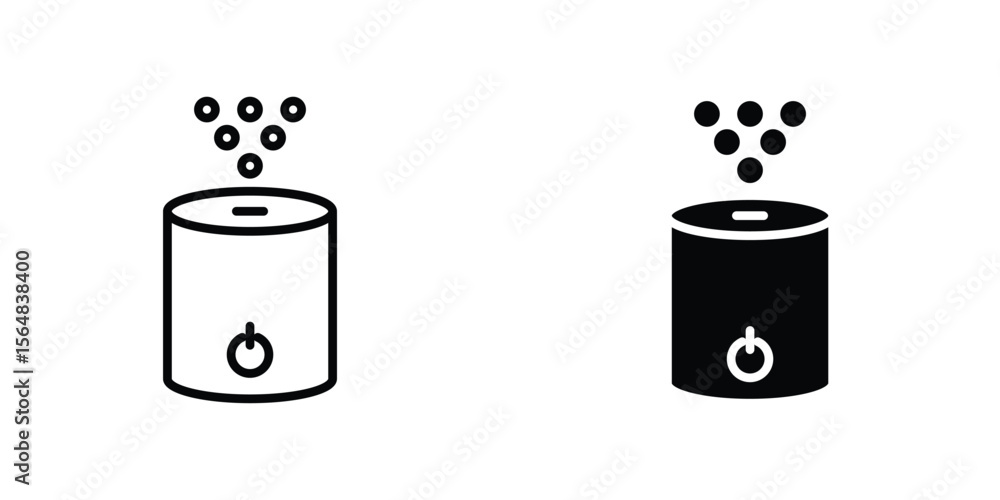 Aufkleber humidifier icon simple vector illustration for graphic and web design.