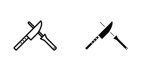 Knife sharpener icon Simple vector illustration for graphic and web design.