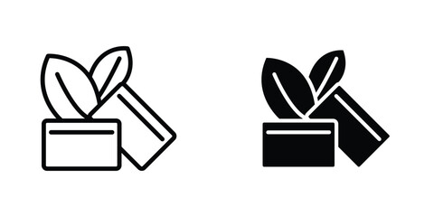 Mint gum icon Simple vector illustration for graphic and web design.