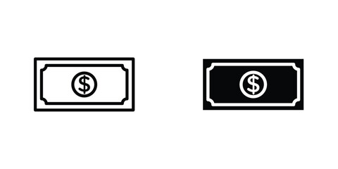 Money icon Simple vector illustration for graphic and web design.