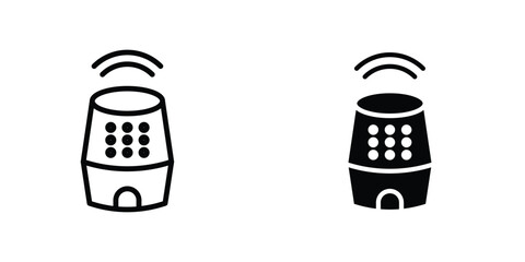 Smart speaker icon Simple vector illustration for graphic and web design.