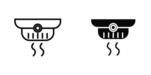 Smoke detector icon Simple vector illustration for graphic and web design.