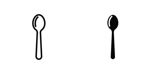 Spoon icon Simple vector illustration for graphic and web design.