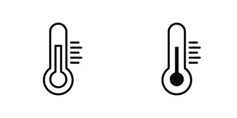 Thermometer icon Simple vector illustration for graphic and web design.