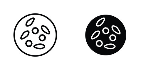 Thalassaemia icon Simple vector illustration for graphic and web design.