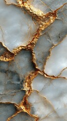 Elegant marble texture featuring golden veins on a smooth surface in a contemporary setting