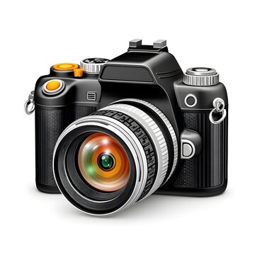 Modern photography gear with zoom lens high resolution photo
