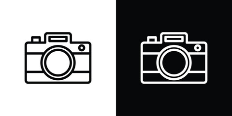Camera icon Logo. Vector Illustration. EPS Illustration.