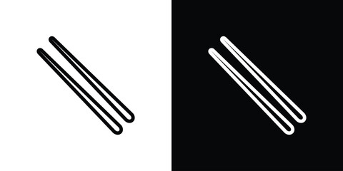Chopsticks icon Logo. Vector Illustration. EPS Illustration.