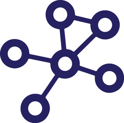 Abstract Network Connectivity Icon