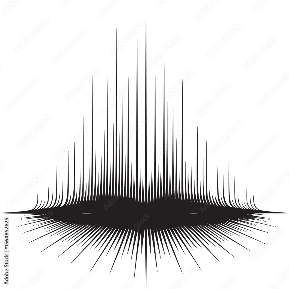 Poster abstract black lines vector art design for background wallpaper and creative graphic design projects