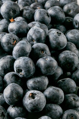 Lush cascade of plump blueberries, glistening with dew, whispering autumn harvest secrets, perfect for Mabon feasts and antioxidant magic