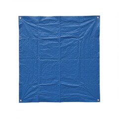 Blue Fabric Canvas Sheet with Metal Grommets for Versatile Use