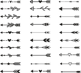 Set of Arrow  for Decoration