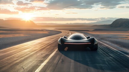 Obraz premium Modern Car Design with Sleek Body and Automotive Detail