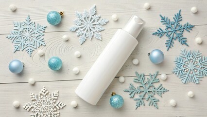 Winter Wonderland: Product Nestled Among Snowflakes