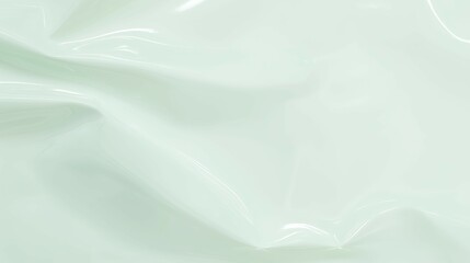 Generative AI, High-Gloss Light Mint Plastic Film Texture