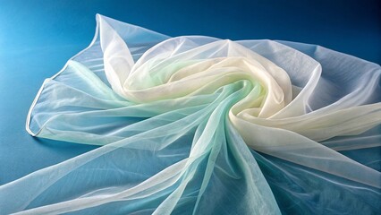 Ethereal Veil: A Study in Translucency and Color Gradient