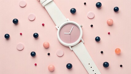 Minimalist Timepiece with Playful Accents