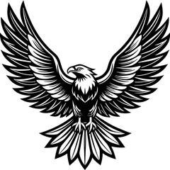 Fototapeta premium eagle with wings