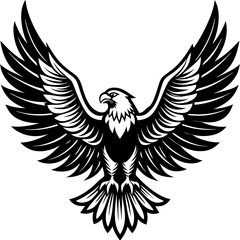 Fototapeta premium eagle with wings