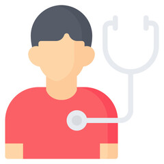 Examination Icon, Flat style icon vector illustration, Suitable for website, mobile app, print, presentation, infographic and any other project.