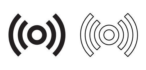 hot spot icon set vector design illustration. Vector With art line