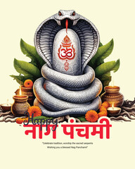 Divine Serpent – A Nag Panchami Art Tribute