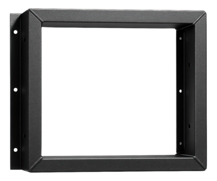Heavy-gauge steel installation frame for enhanced durability, suitable for commercial buildings.