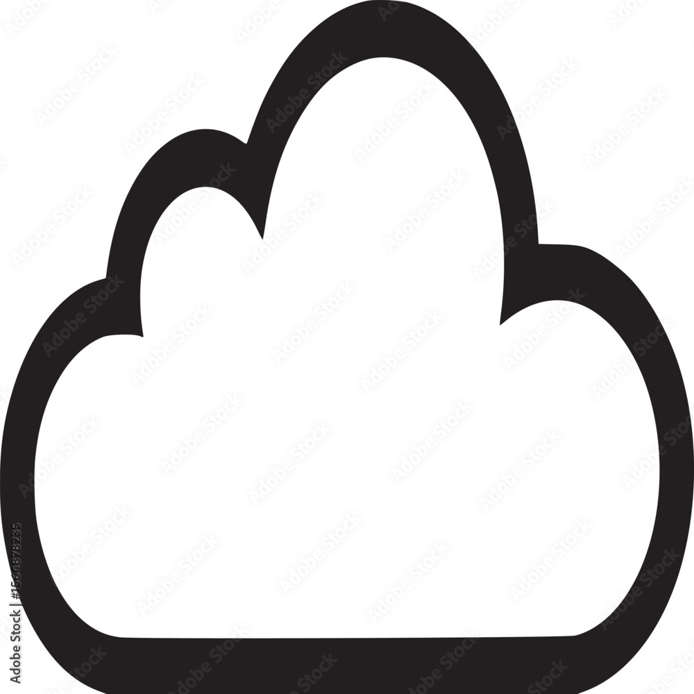 Poster cloud computing icon vector illustration for data storage weather and technology design concept use 