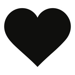 red heart on white background