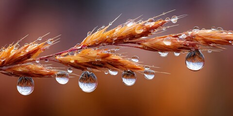 Premium Holy Spirit Monday Dewdrops on Grass Warm Earth-Tone Spring Renewal for Authentic Millennial Eco-Friendly Campaigns and Earth Day Marketing