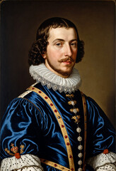 Obraz premium Carlo II House of Gonzaga-Nevers Duke of Mantua 1637 artistic interpretation