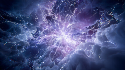 Vibrant conceptual image representing an electric outburst, showcasing dynamic streaks of light, high-voltage energy, and a sense of powerful release.