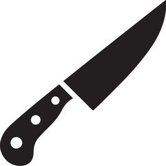 Kitchen knife icon vector