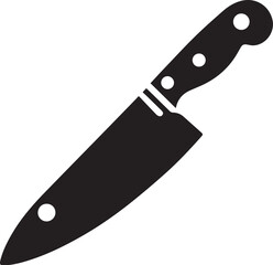 Kitchen knife icon vector