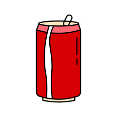 Soda icon on white background
