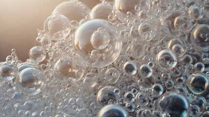 Foam, bubbles, soap, abstract, white — this light, airy texture captures a dreamy and ethereal aesthetic. Ideal for clean-themed visuals, skincare design, or purity concepts in creative digital compos