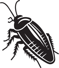 silhouettes of cockroaches vector design