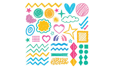 crayon pencil vector