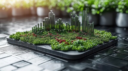 Green Growth: Sustainable Finance Visual