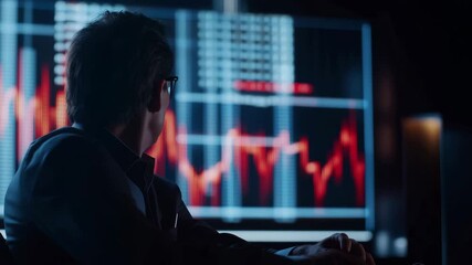 Analyzing dynamic stock market trends on digital displays for strategic insights - Powered by Adobe