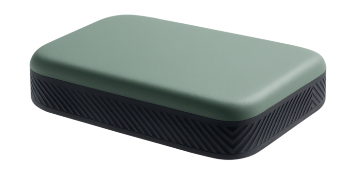 A lightweight foam cushion with a non-slip bottom surface for a yoga room mat.