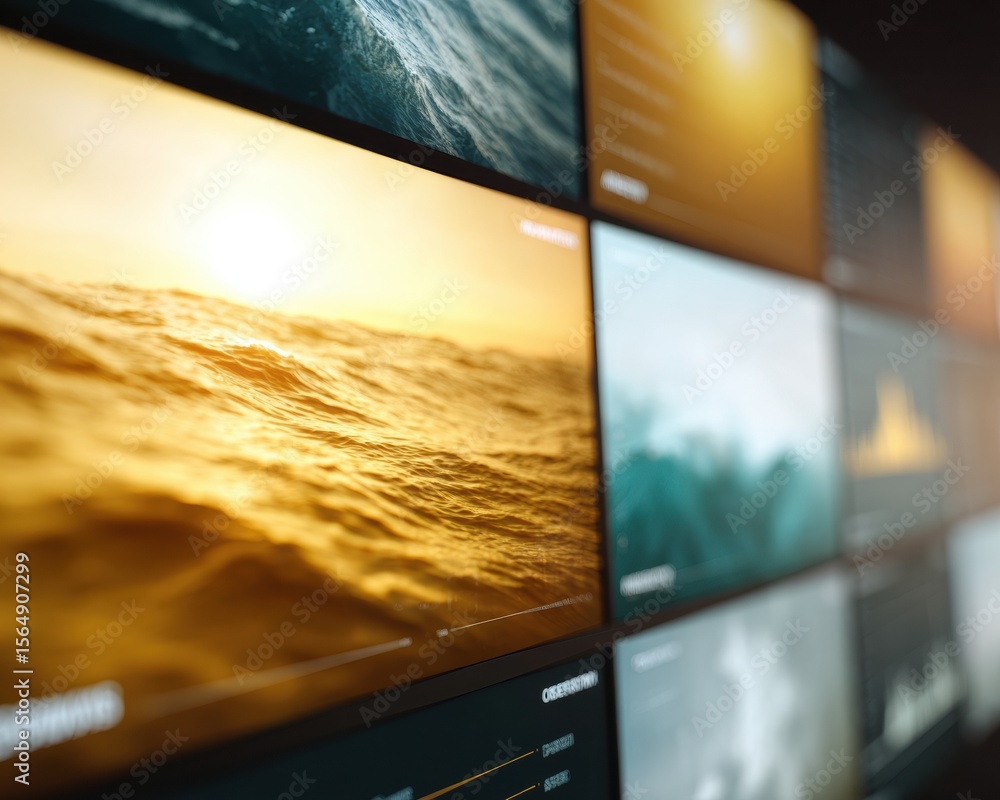 Poster Professional Advanced Security Operations Command Center with Real-Time Cybersecurity Dashboards Modern Corporate Digital Defense for Marketing and Advertising