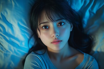 Close-up view of a young woman holding a credit card and completing bank transactions via a mobile phone application at home, Generative AI