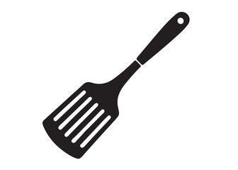 kitchen spatula logo silhouette vector, spatula icon logo vector design, Spatula logo of cooking and kitchen silhouette vector, kitchen various spatula logo silhouettes vector on a white background